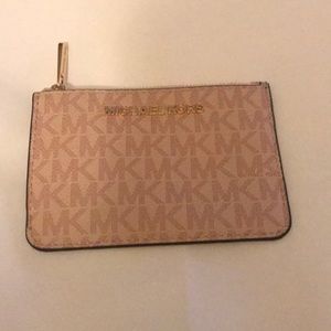 Michael Kors rose gold coin and card holders